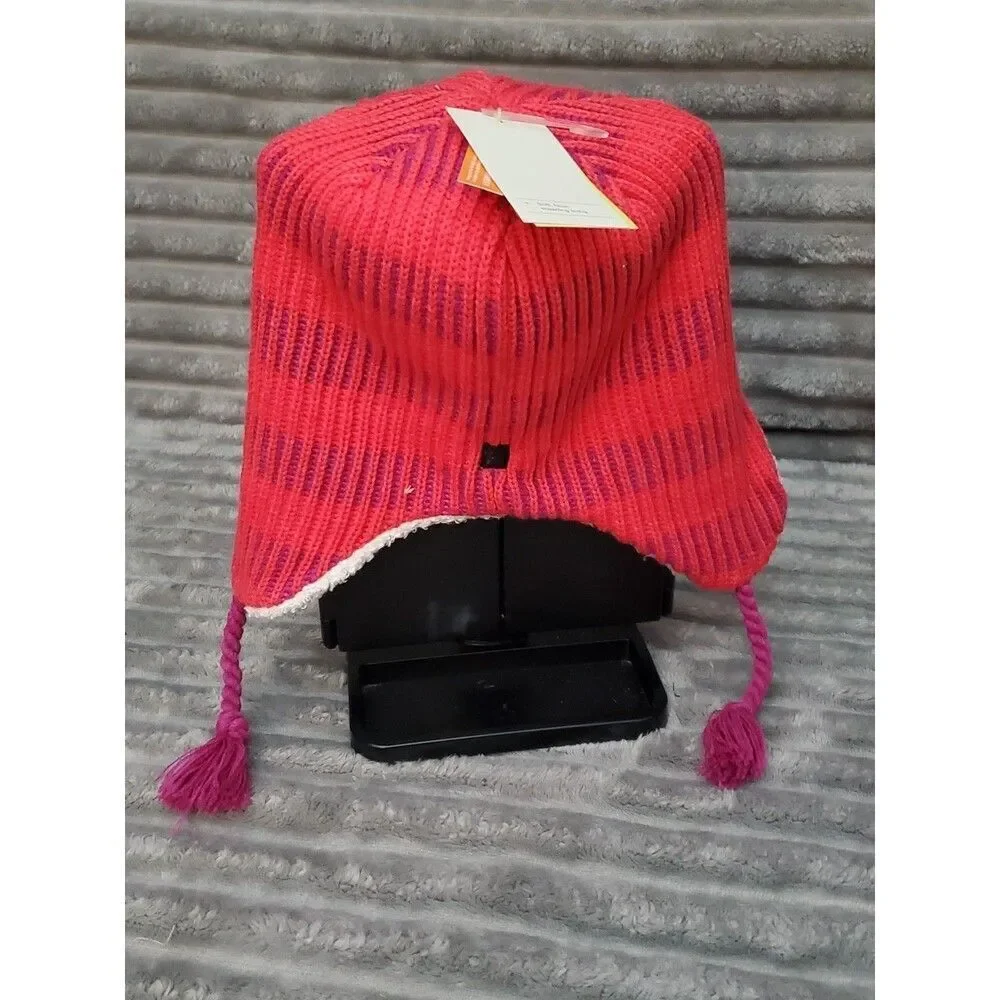Lot of 5 All In Motion Striped Sherpa Lined Trapper Hat OS Warm Lined